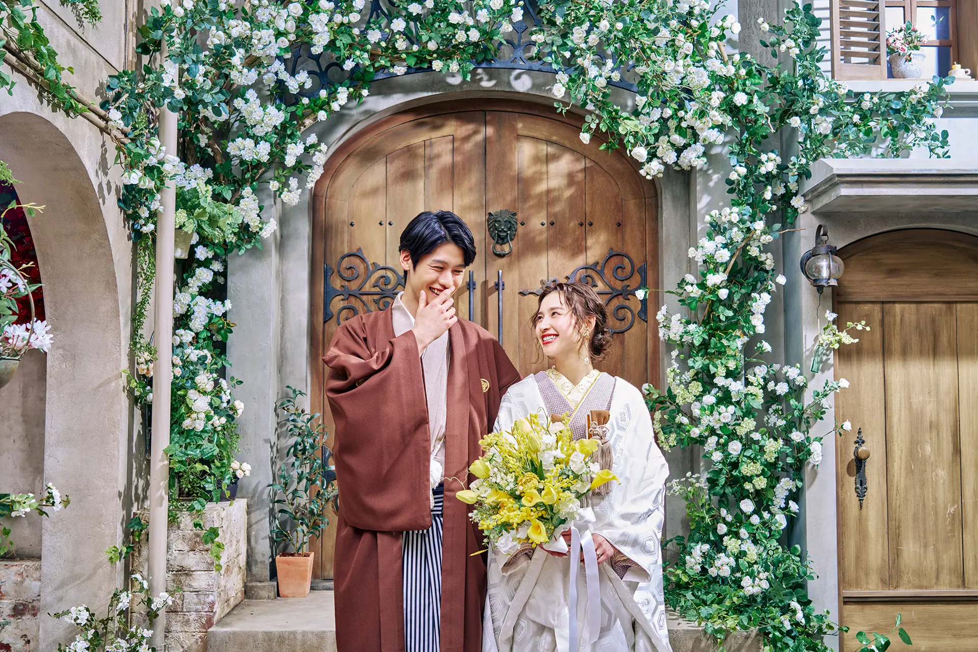 ウェディング フォトブース  クラシックバージョン Rose Arch | STUDIO | ルミナス富山 – studio LUMINOUS – ウェディング